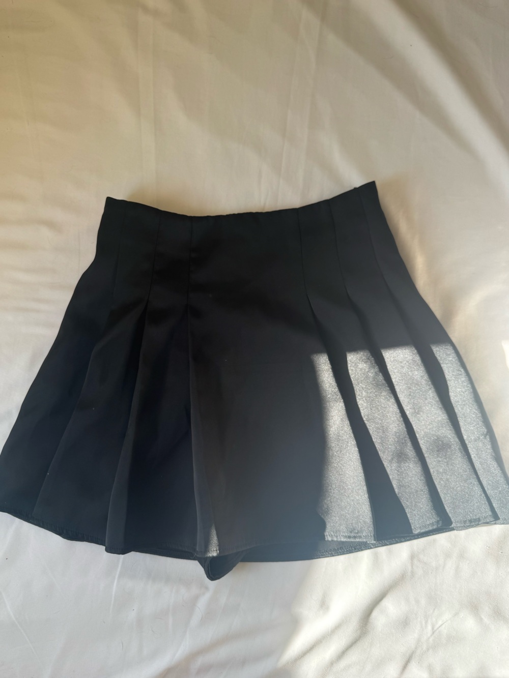 Zara Black Pleated Skort - Picture 1 of 7
